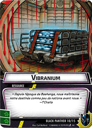 article marvel champion carte "vibranium"