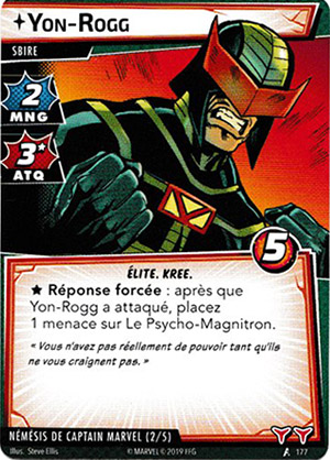 article marvel champion - carte "yon-rogg"