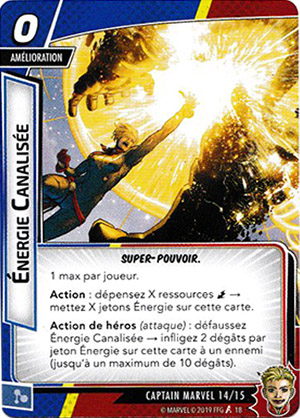 article marvel champion - carte "énergie canalisée"