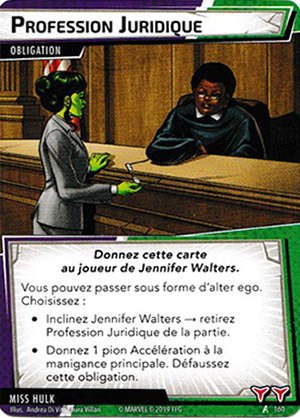 article marvel champion carte "profession juridique"