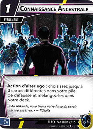 article marvel champion carte "connaissance ancestrale"
