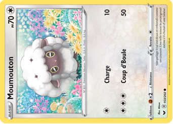carte Moumouton endormi pokémon