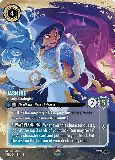 Lorcana-chap8-Jasmine-Steady-Strategist-ENCHANTEDpng