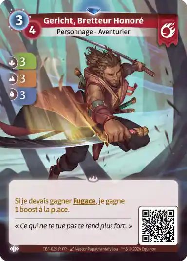 carte altered gericht bretteur honore epreuve du froid