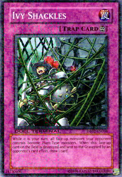 carte ivy shackles yu-gi-oh