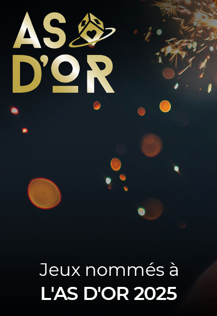 Les jeux de société nommés aux As d'Or 2025