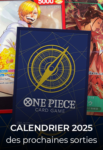 Calendrier 2025 des prochaines sorties One Piece Card Game