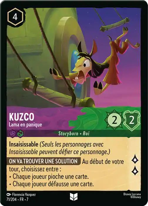 carte kuzco lorcana