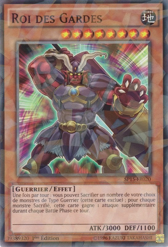 carte roi des gardes yu-gi-oh