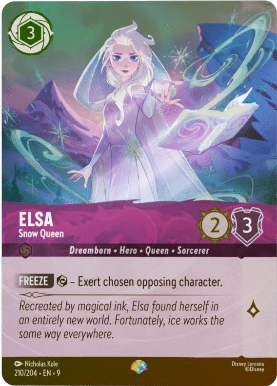 carte elsa lorcana