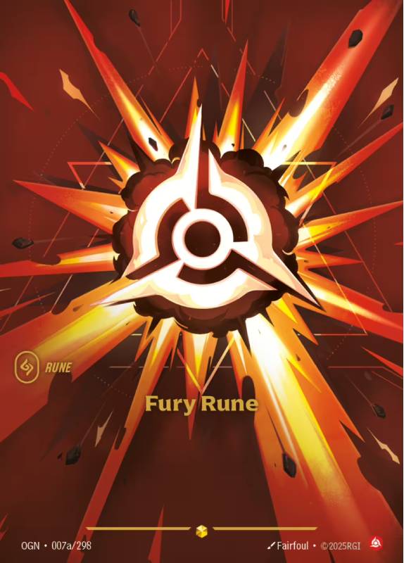 carte fury rune Riftbound