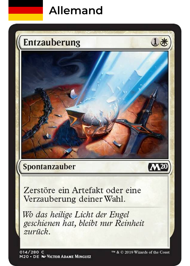 carte magic en allemand