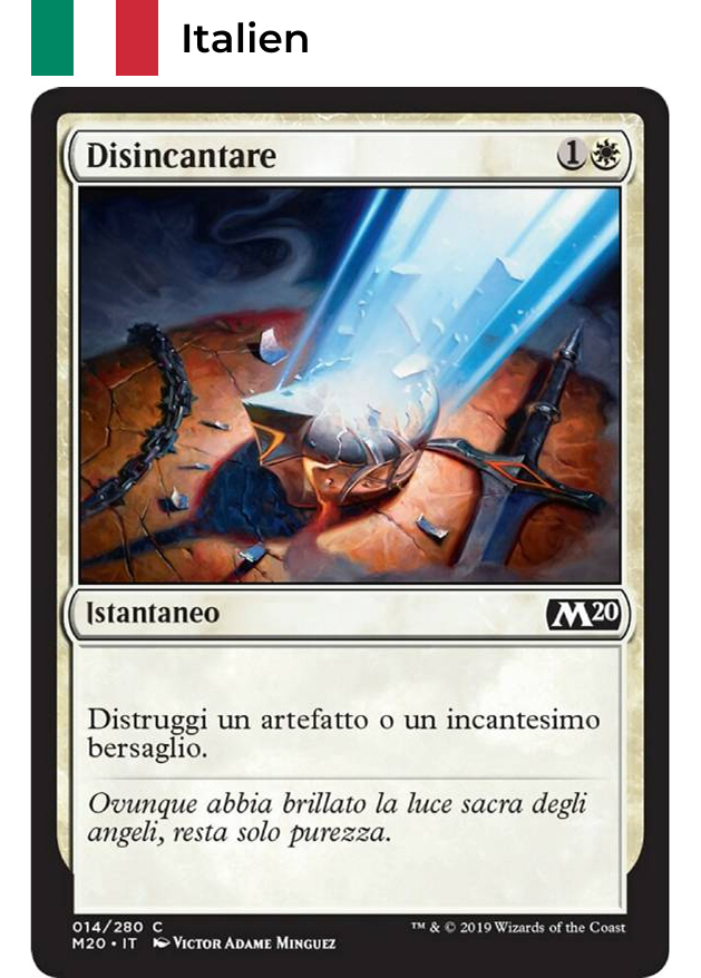 carte magic en italien
