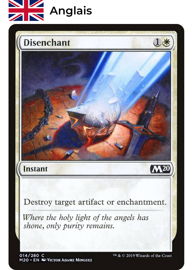 carte magic en anglais