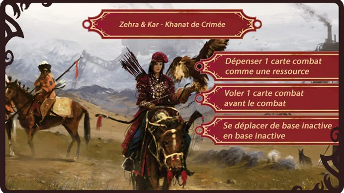 article scythe - carte "Zehra & Kar - Khanat de Crimée"