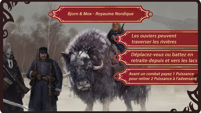 article scythe - carte "Bjorn & Mox - Royaume Nordique"