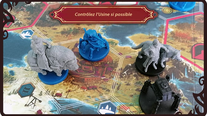 article scythe - carte "controlez l'usine si possible"