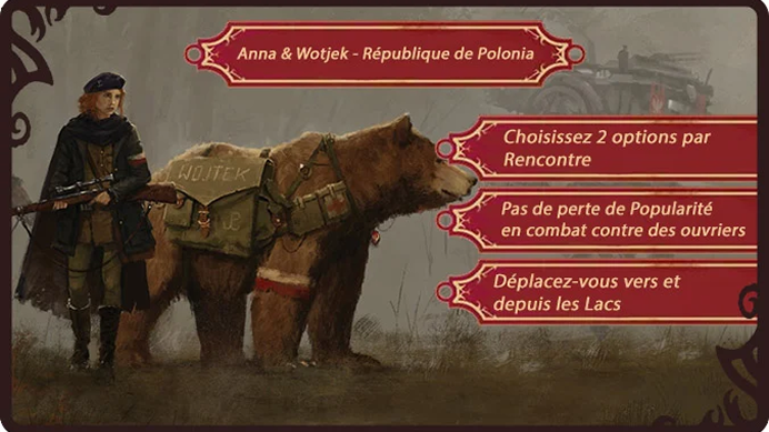 article scythe - carte "Anna & Wotjek - République de Polonia"
