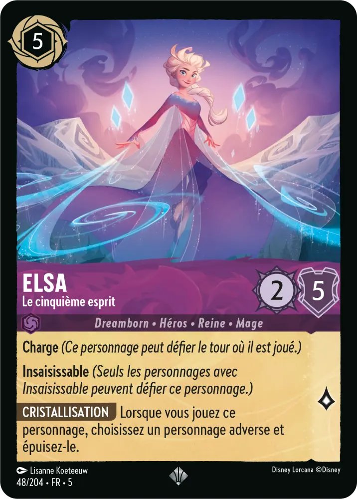 carte elsa lorcana