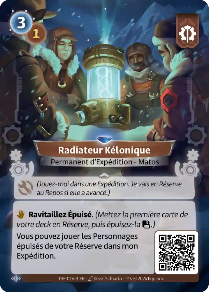 carte altered radiateur kelonique epreuve du froid