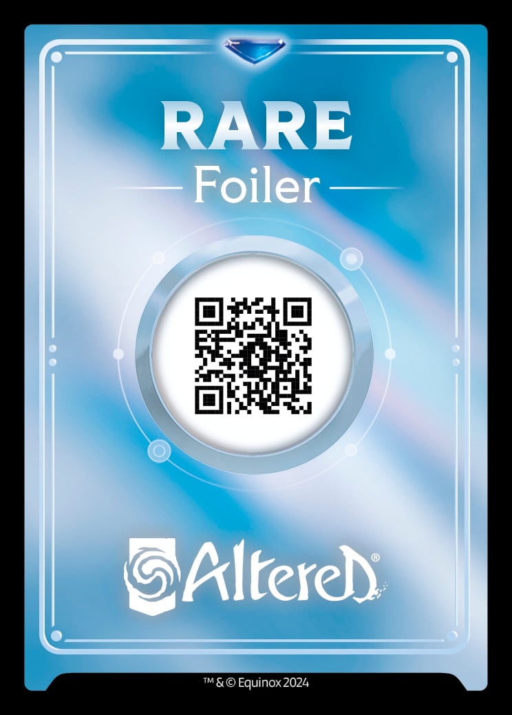 carte rare foiler Altered