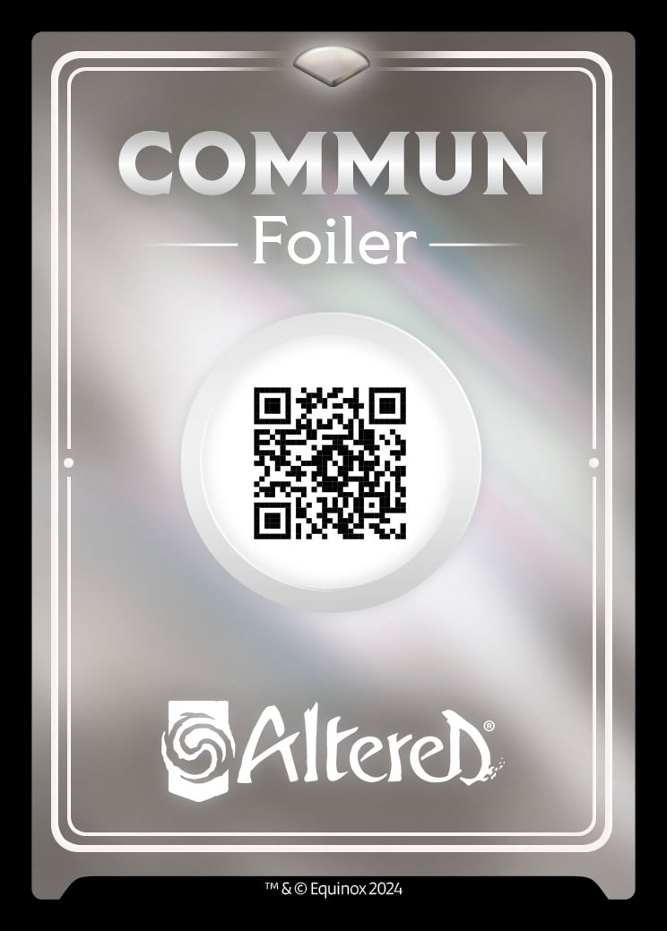 carte commun foiler Altered