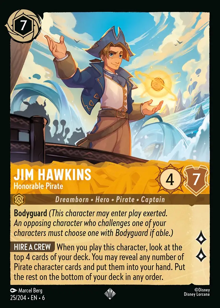 Jim-Hawkins-Honorable-Pirate-Lorcana-Player