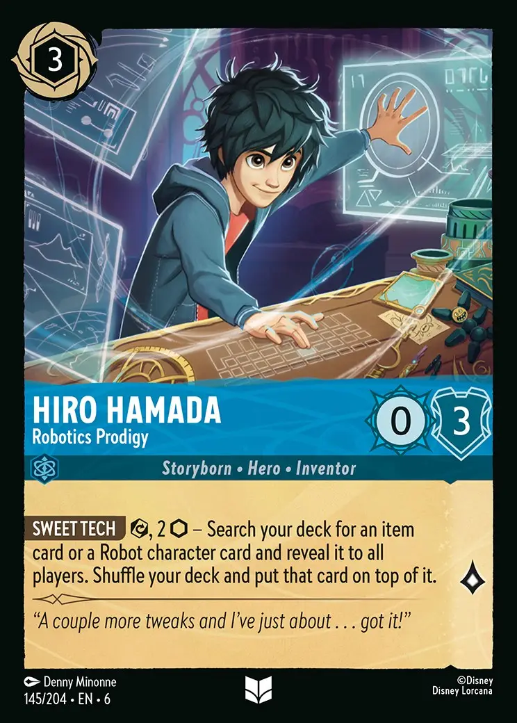 Hiro-Hamada-Robotics-Prodigy-Lorcana-Player