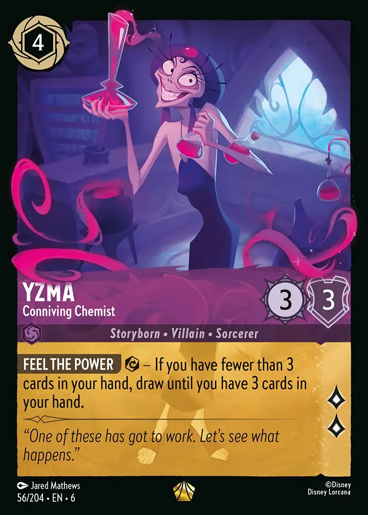Yzma-Conniving-Scientist-Lorcana-Player