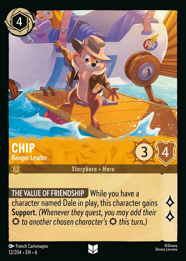 Chip-Ranger-Leader-Lorcana-Player