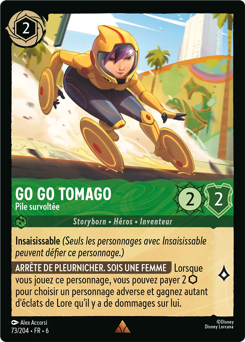 carte go go tomago lorcana