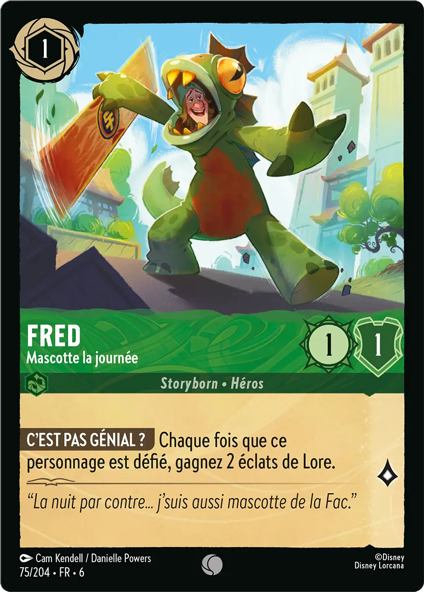carte fred lorcana