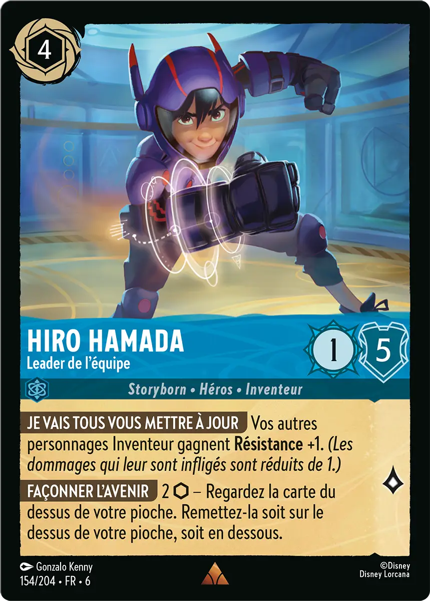 carte hiro hamada lorcana