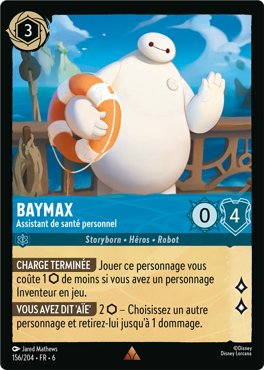 carte baymax lorcana