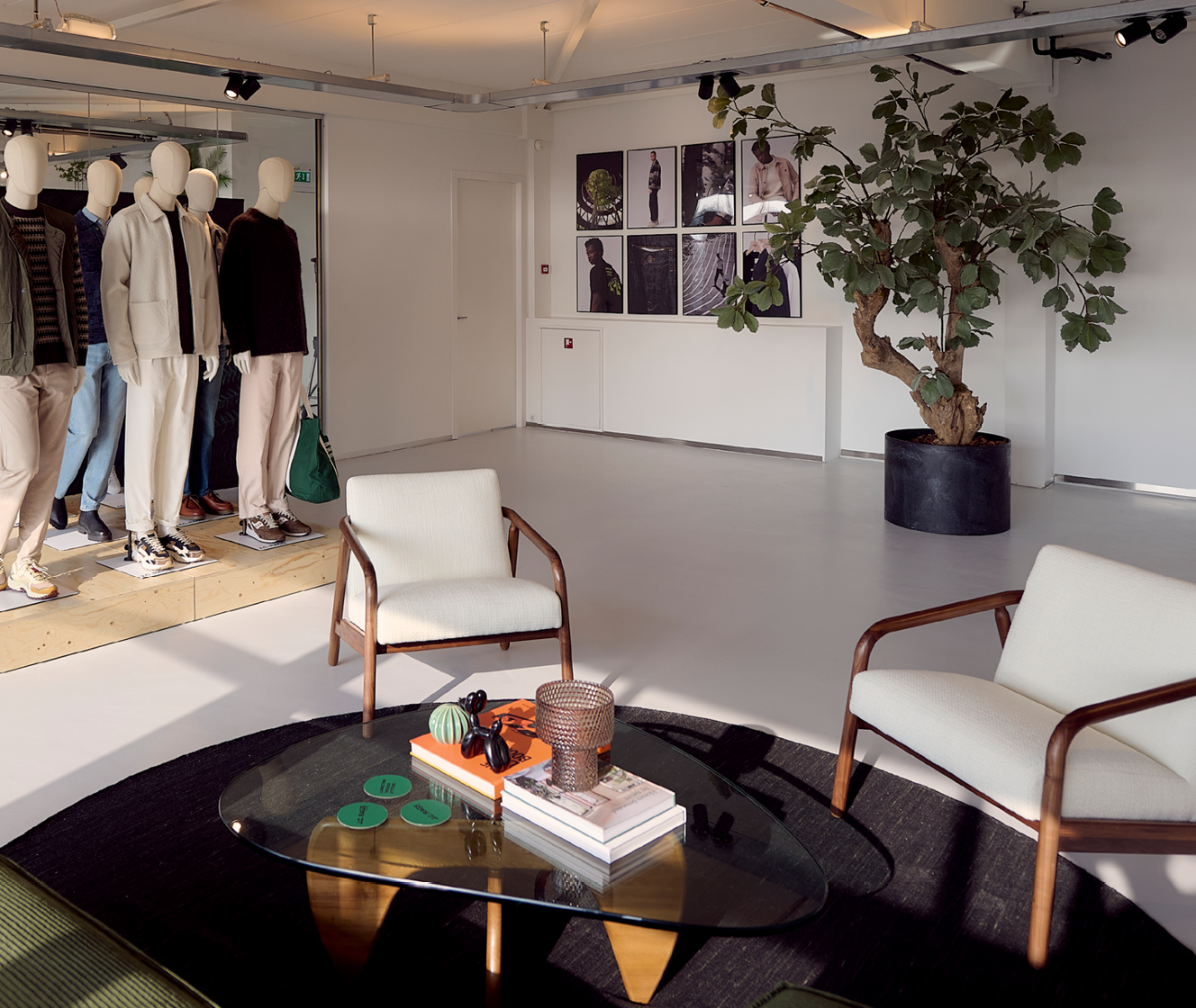 J.C. Rags showroom