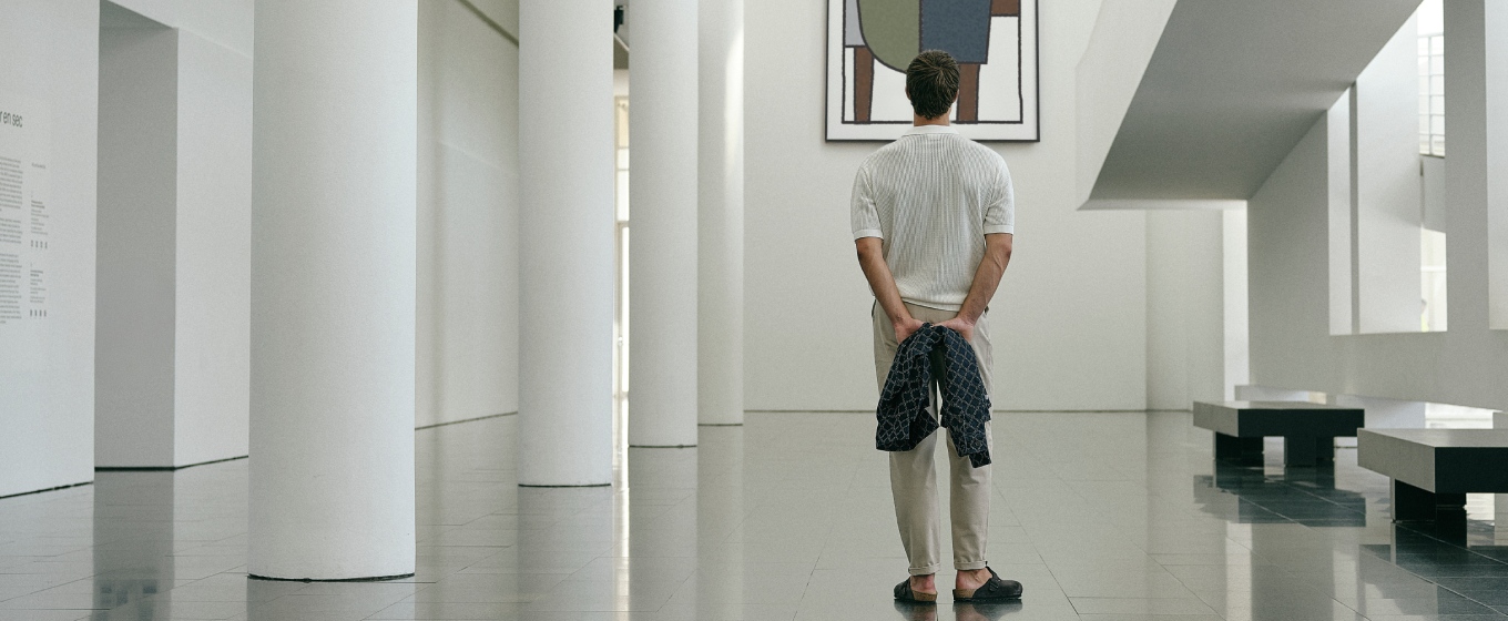 J.C. RAGS SS26 Collectie. Model met outfit