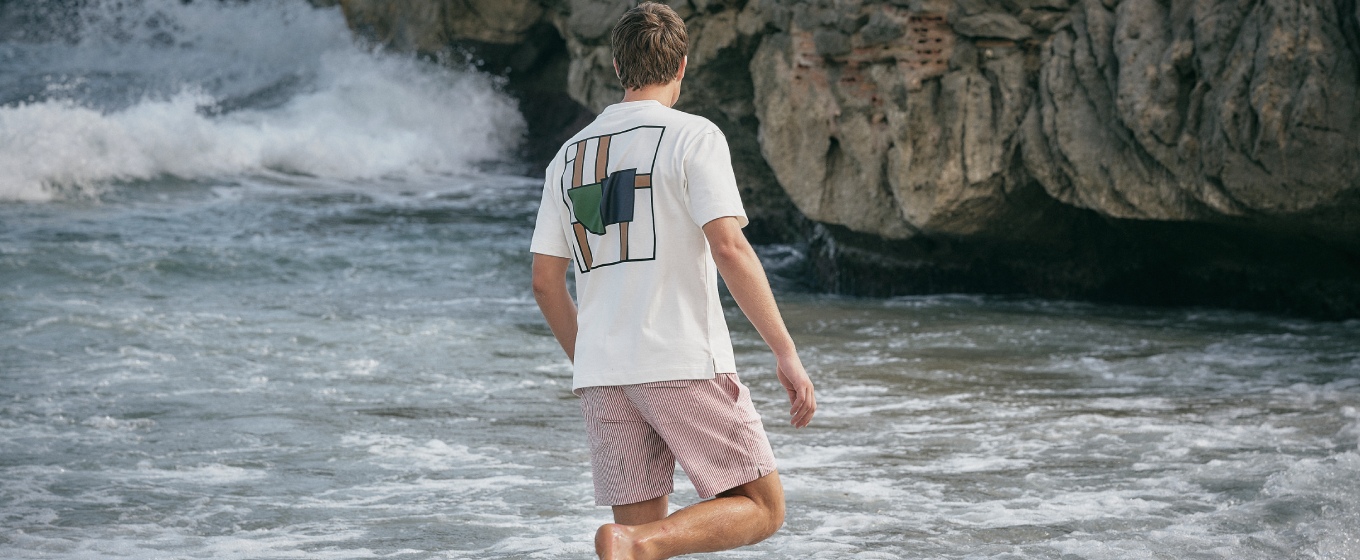 J.C. RAGS SS26 Collectie. Model met outfit