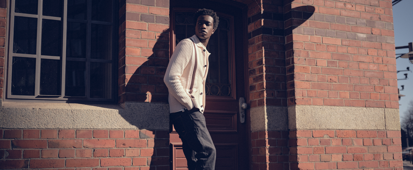 J.C. RAGS AW25 Collectie. Model met outfit