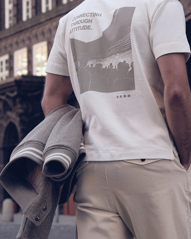 J.C. RAGS AW25 Collectie. Model met outfit