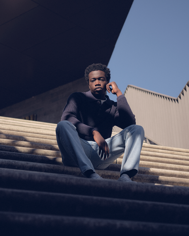 J.C. RAGS AW25 Collectie. Model met outfit