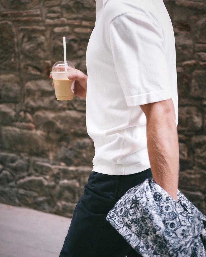 J.C. RAGS SS26 Collectie. Model met outfit