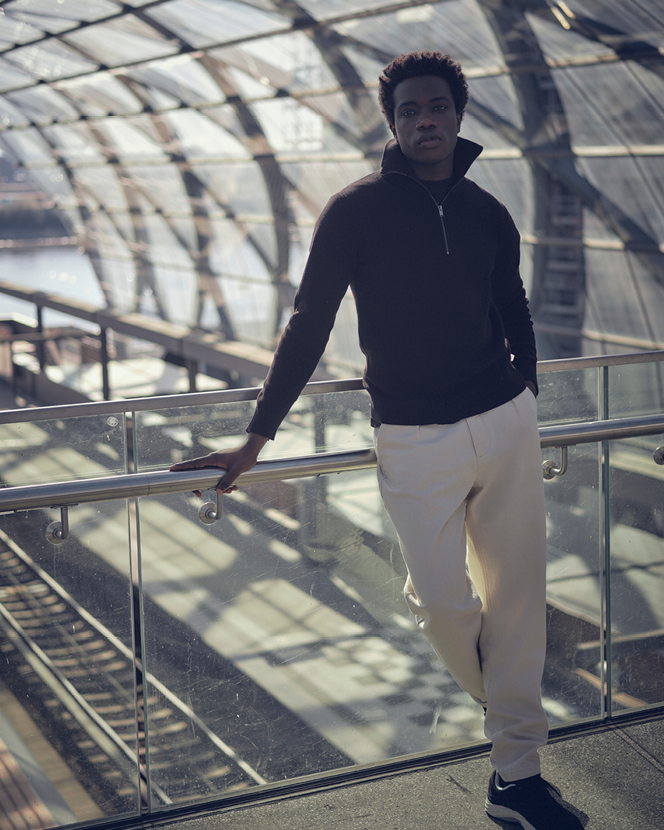 J.C. RAGS AW25 Collectie. Model met outfit