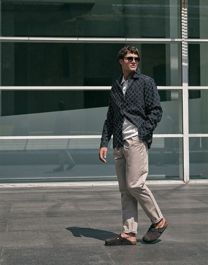 J.C. RAGS SS26 Collectie. Model met outfit