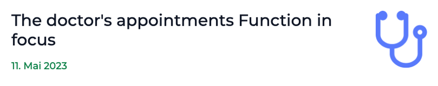 linking to the doctors apointmentpage