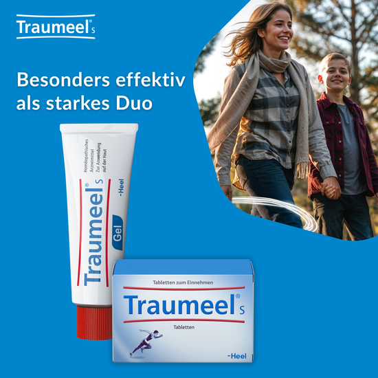 Traumeel Gel - Besonders effektiv in Kombination mit Traumeel Tabletten