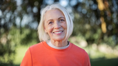 Portrait einer lächelnden Frau