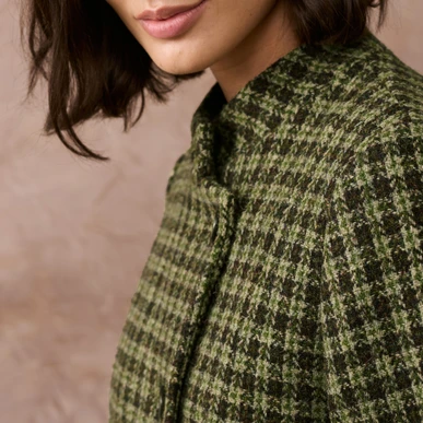 Harris Tweed Jacket in Peat | Coats & Jackets | Brora Sale