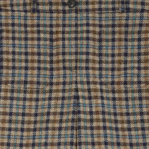 Ash Check Wool Wide Leg Trousers | Women's Trousers | Brora
