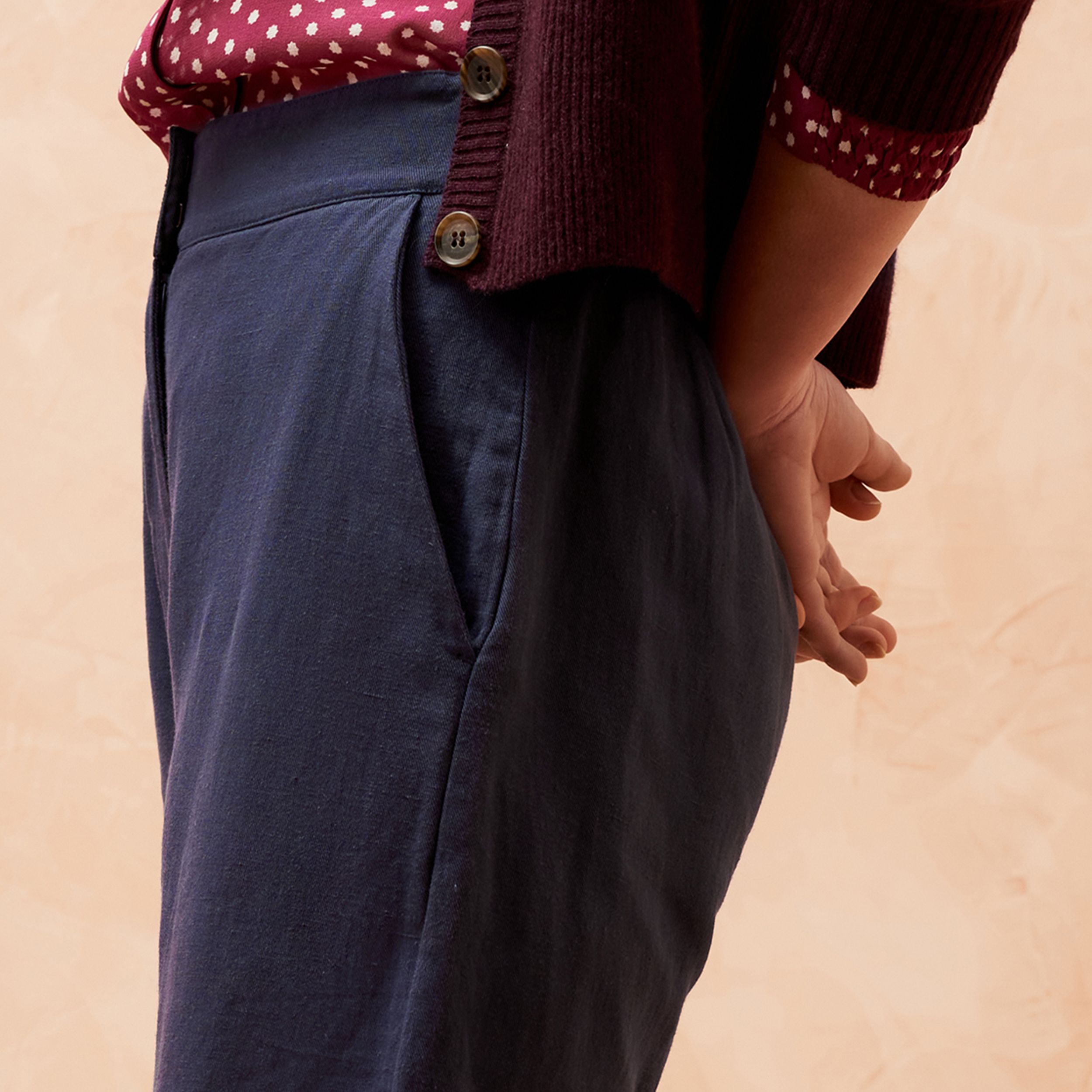 FRIA pull-on trousers in cotton blend main image 1