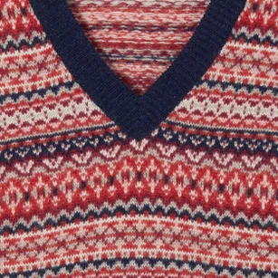100%CASHMERE Fair Isle vest Scotland製 100% Wool Fairisle V-Neck Sweater Vest – The Andover Shop